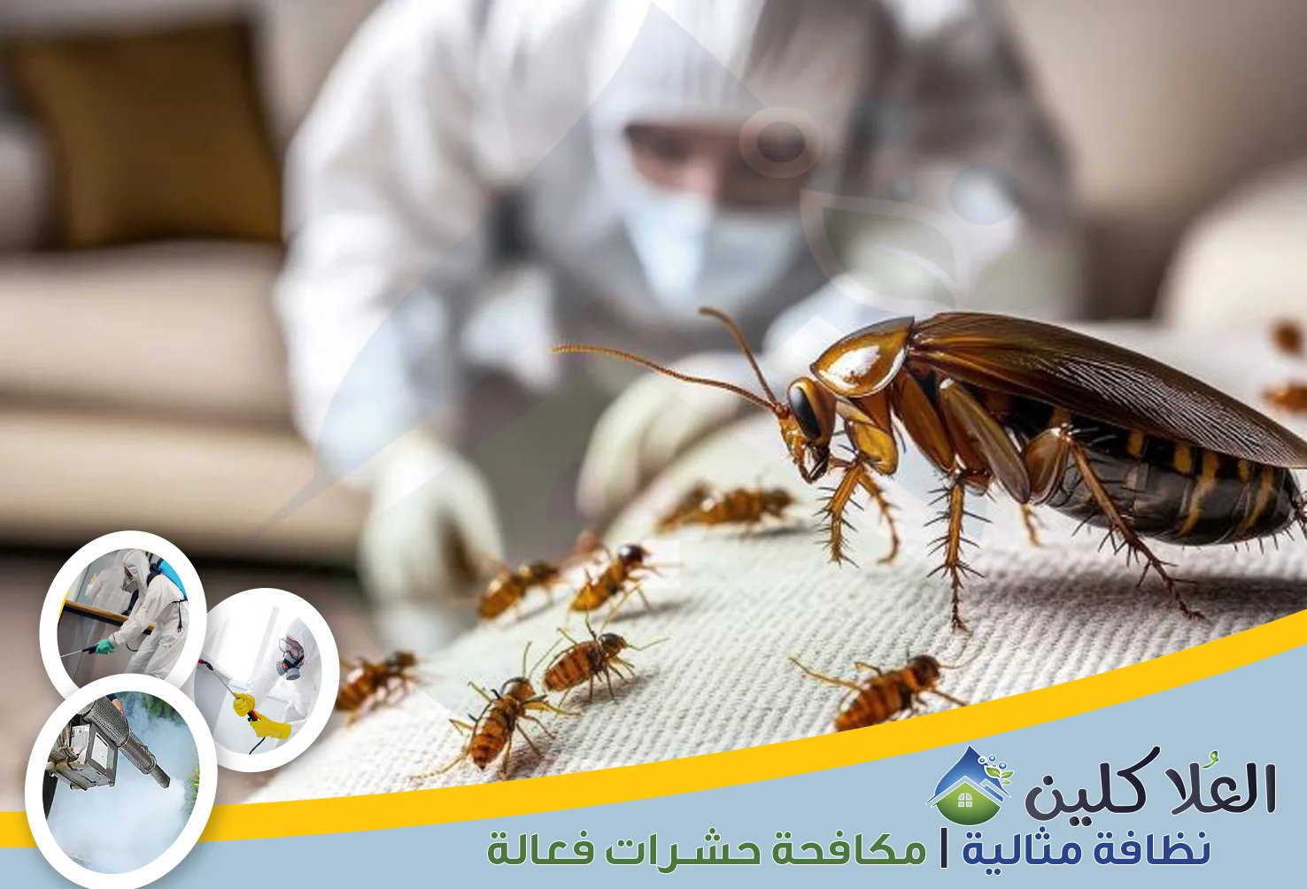 شركة مكافحة الصراصير بحفر الباطن | 0564040671 | إبادة تامة بالضمان